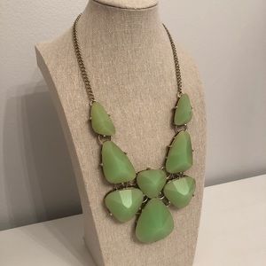 Green Statement Necklace